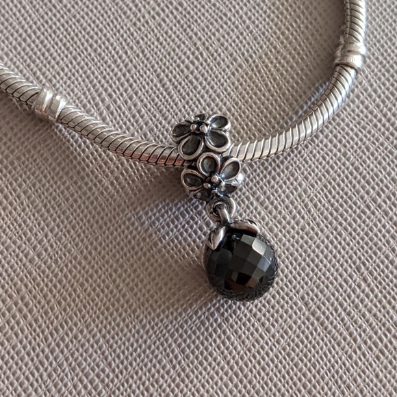 Pandora Garden Odyssey Black Spinel Charm